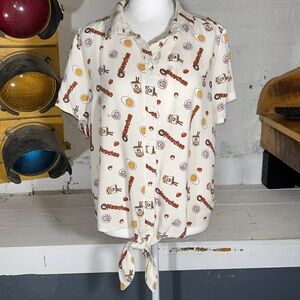 Maruchan Icons Women's Tie-Front Woven Top - BoxLunch Exclusive | BoxLunch